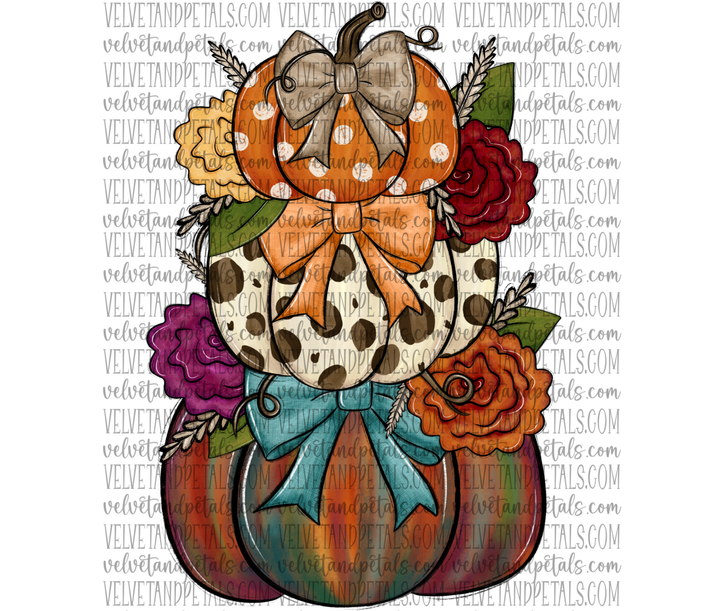Stacked Pumpkins
