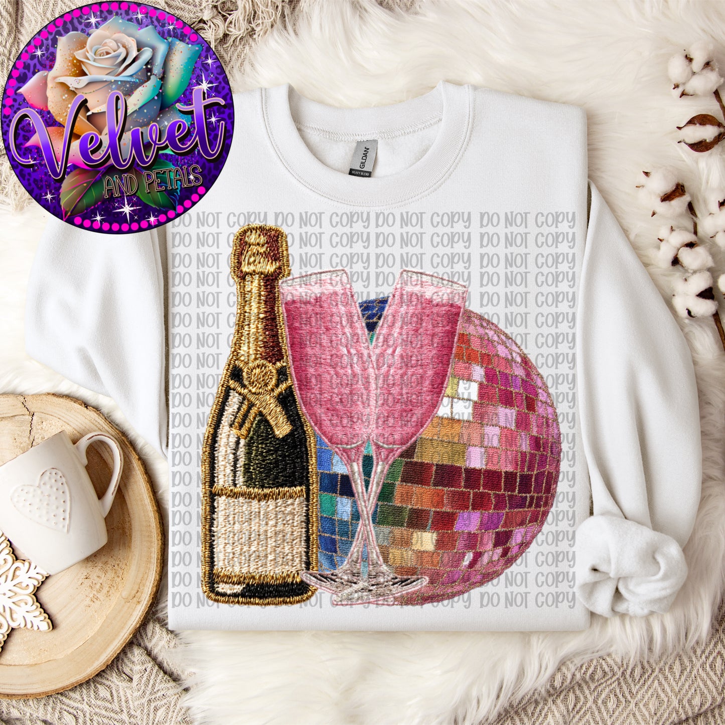 Faux Chenille New Year
