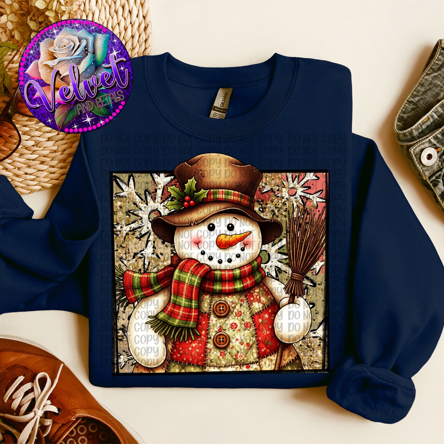Patchwork Snowman