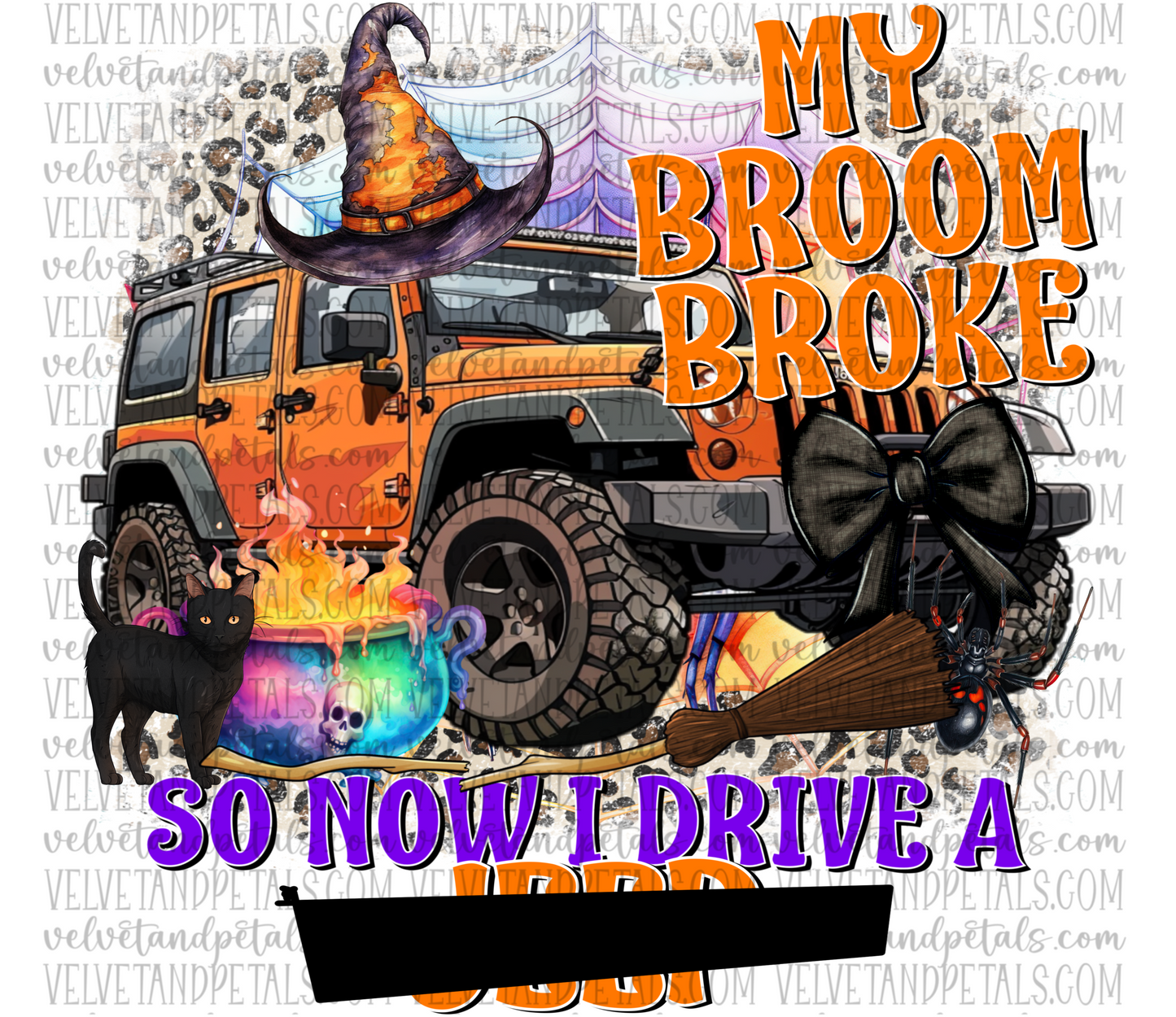 My Broom Broke Orange