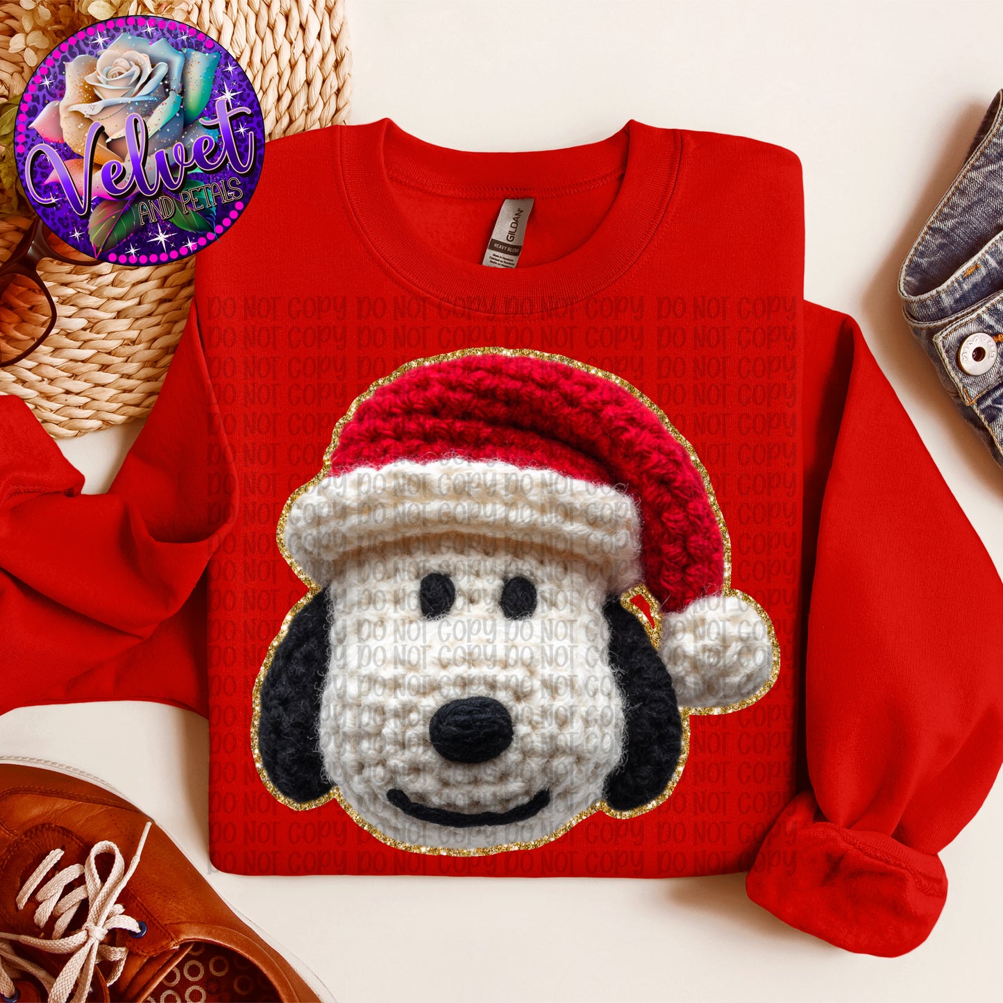 Faux Yarn Dog Style 2