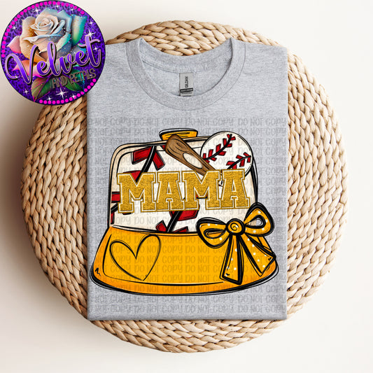 Baseball Mama Cap Yellow