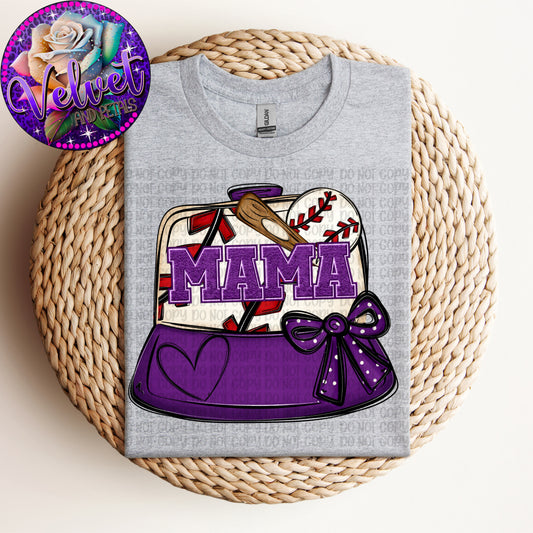 Baseball Mama Cap Purple