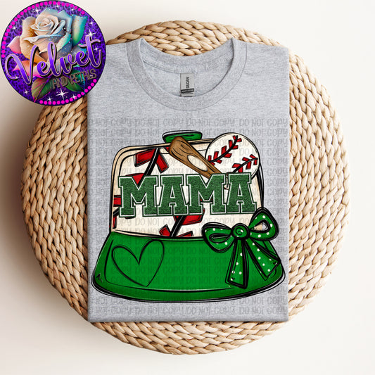 Baseball Mama Cap Green