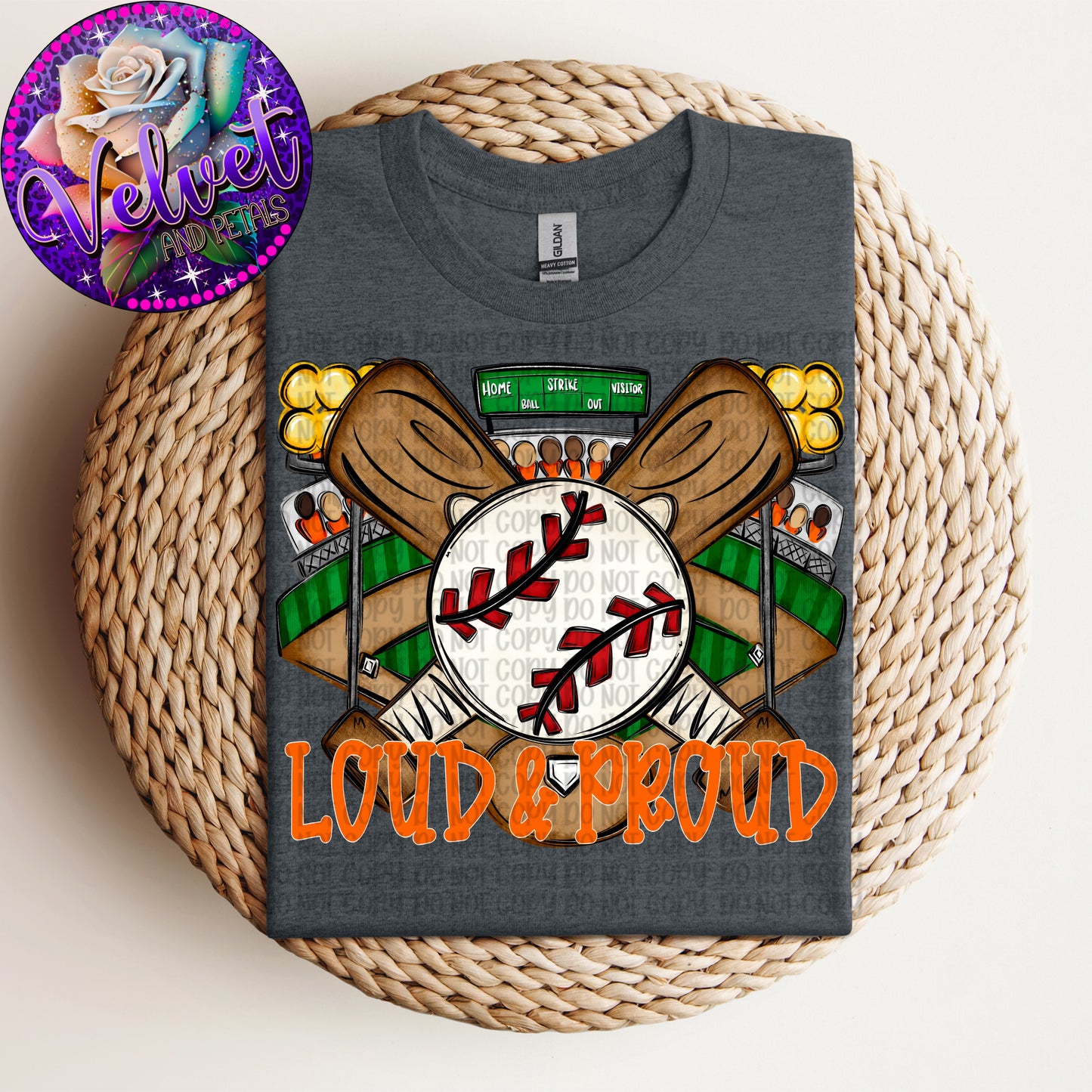 Loud & Proud Baseball Orange