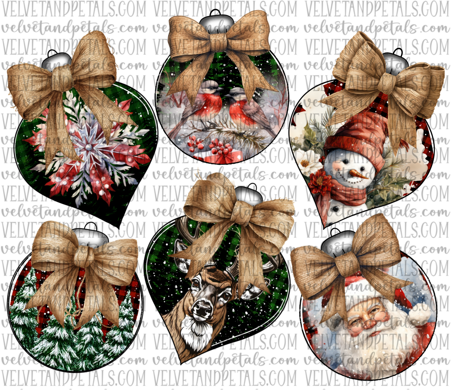 Rustic Christmas Ornaments