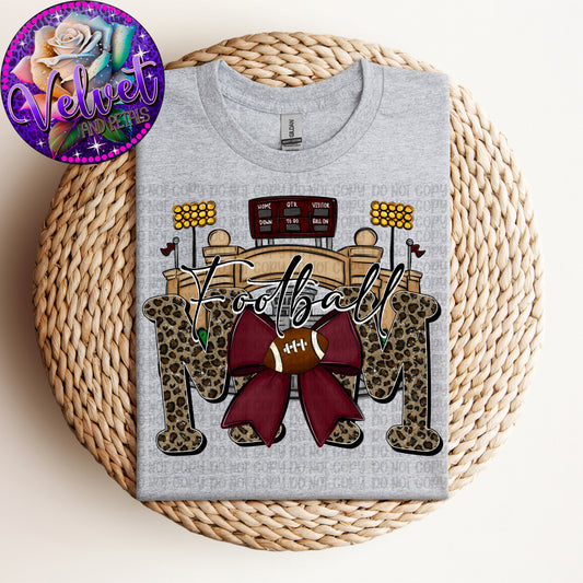 Football Mom Maroon