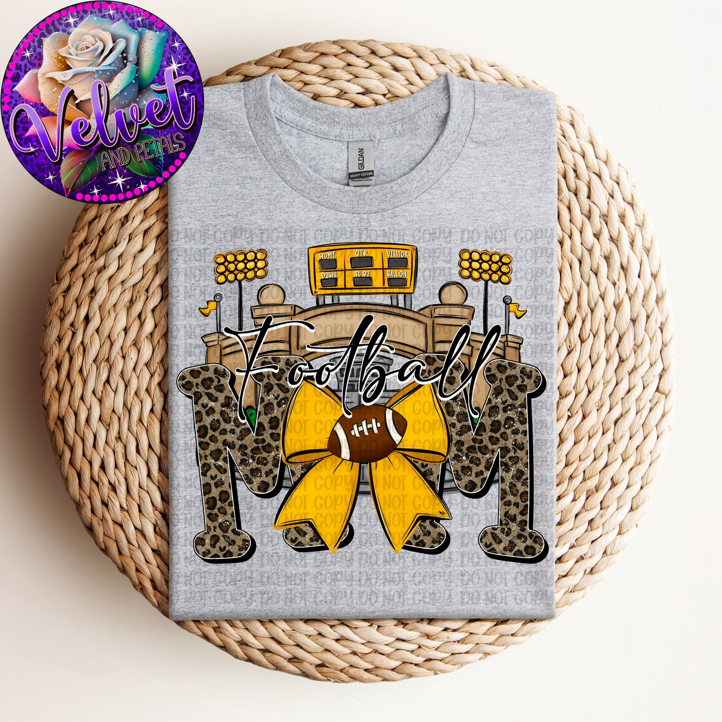 Football Mom Yellow