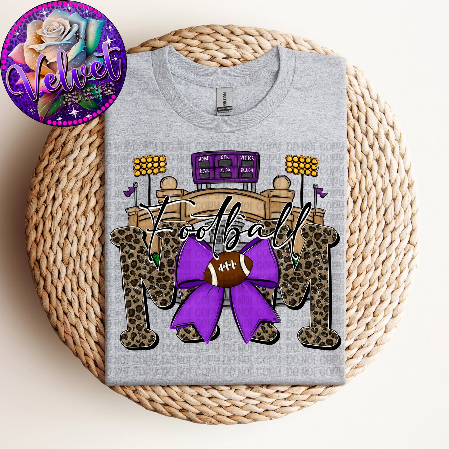 Football Mom Purple