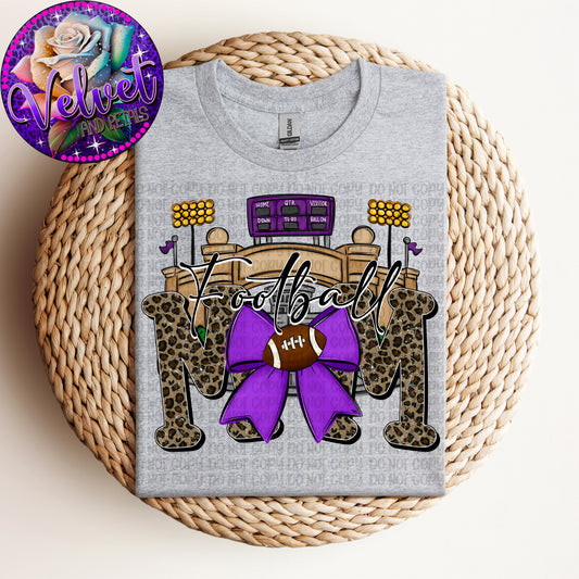 Football Mom Purple