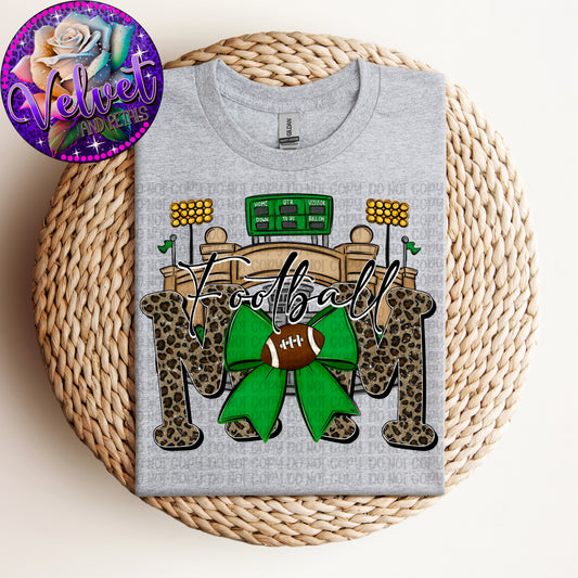 Football Mom Green