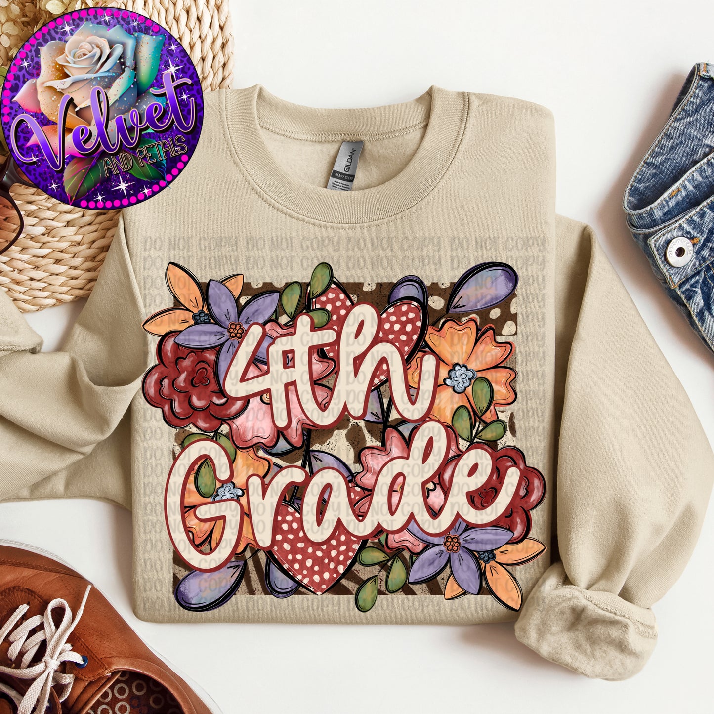 Floral 4th Grade