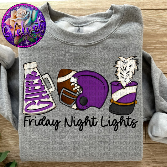 Friday Night Lights Purple