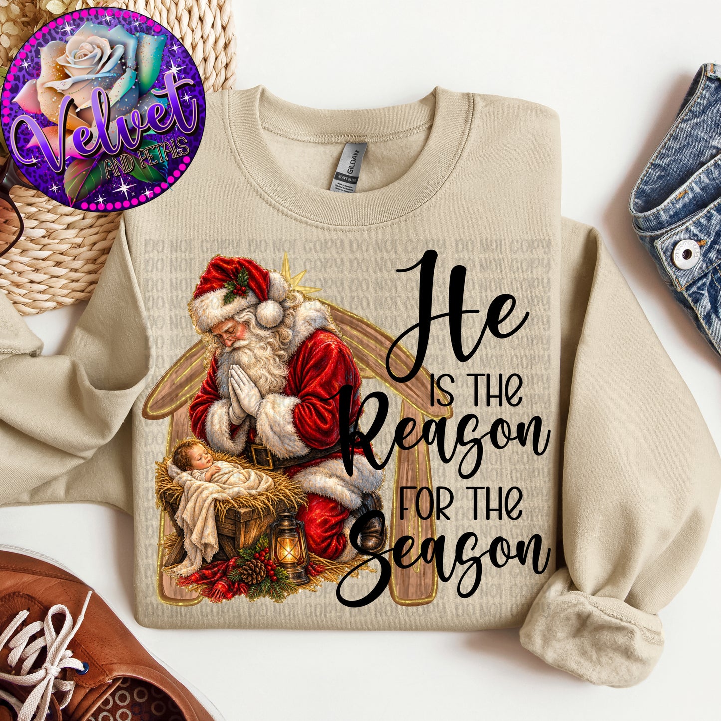 He Is The Reason For The Season Black