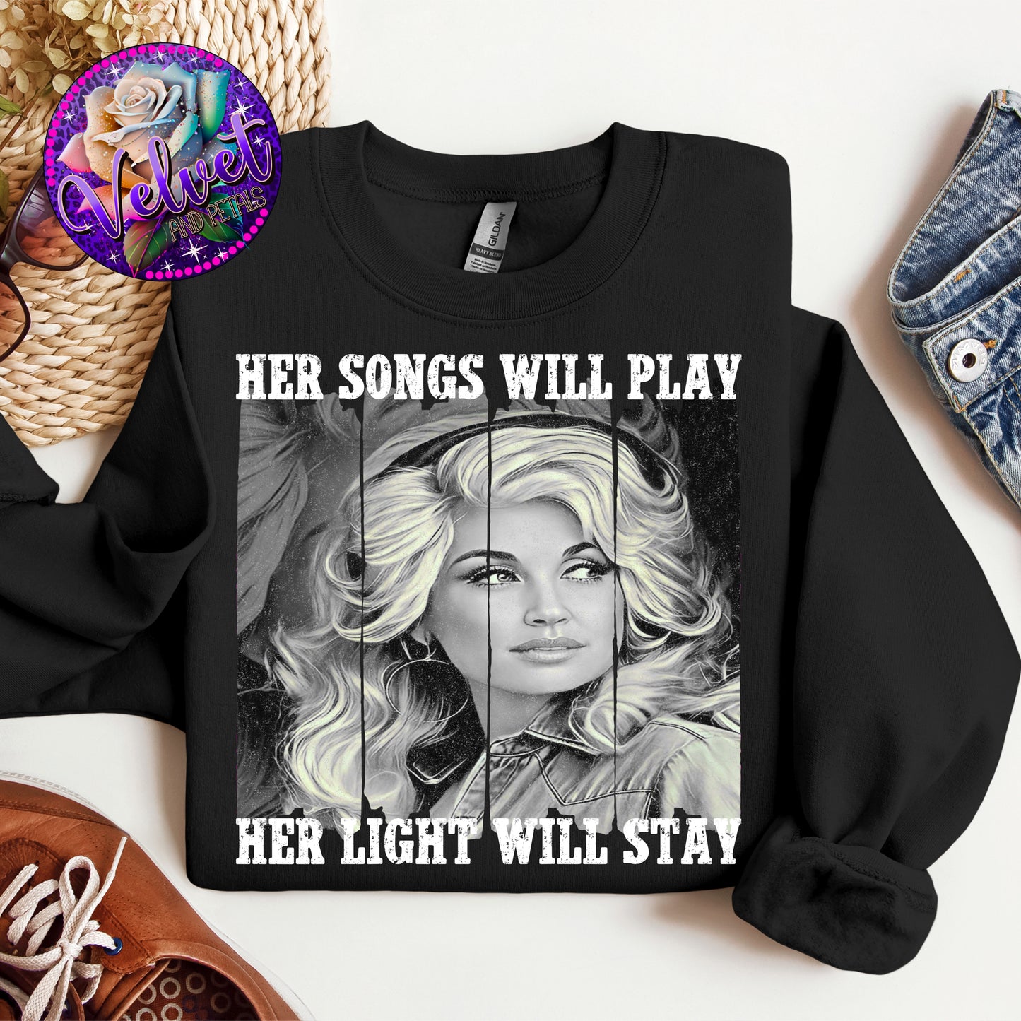 Her Songs Will Play Her Light Will Stay