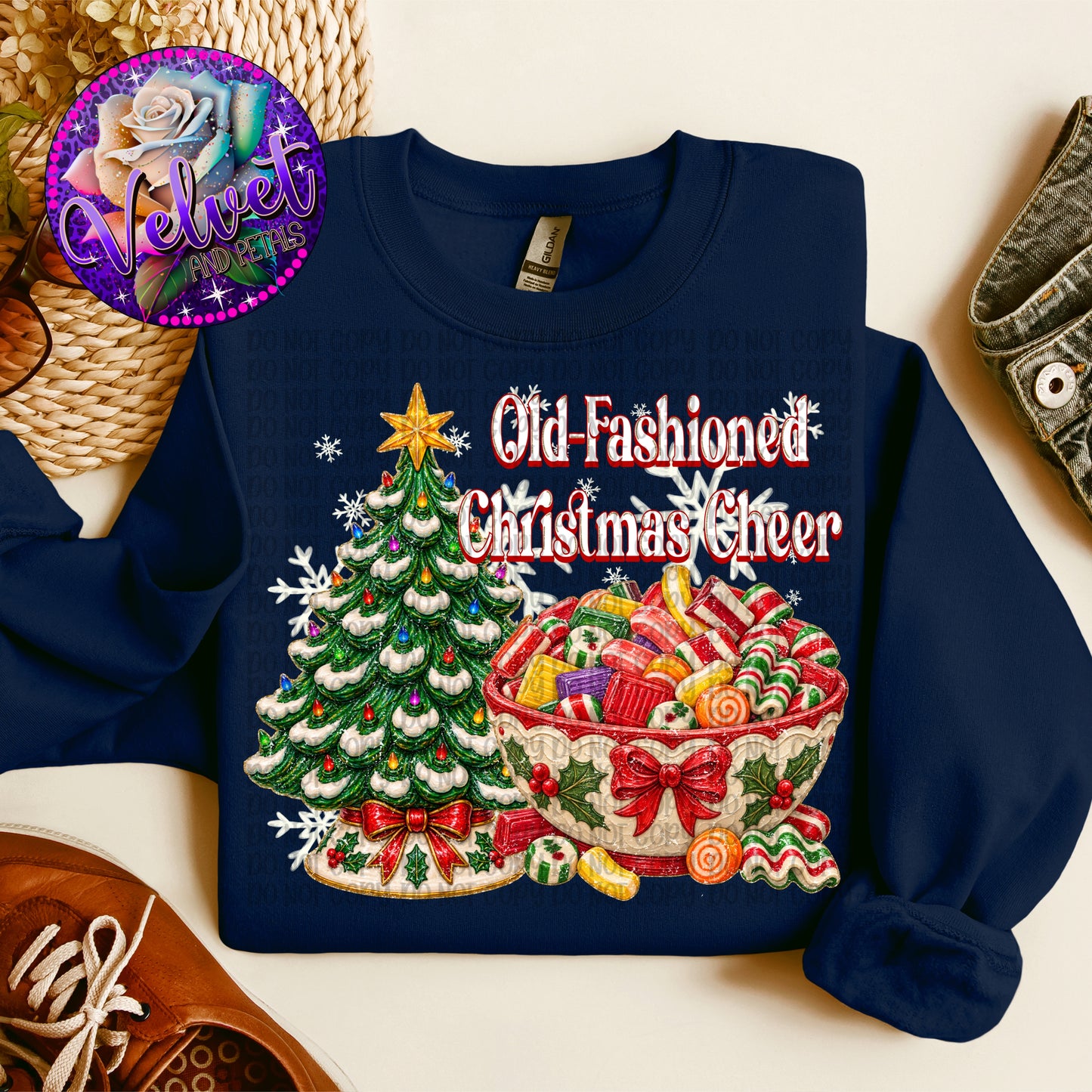 Old-Fashioned Christmas Cheer White