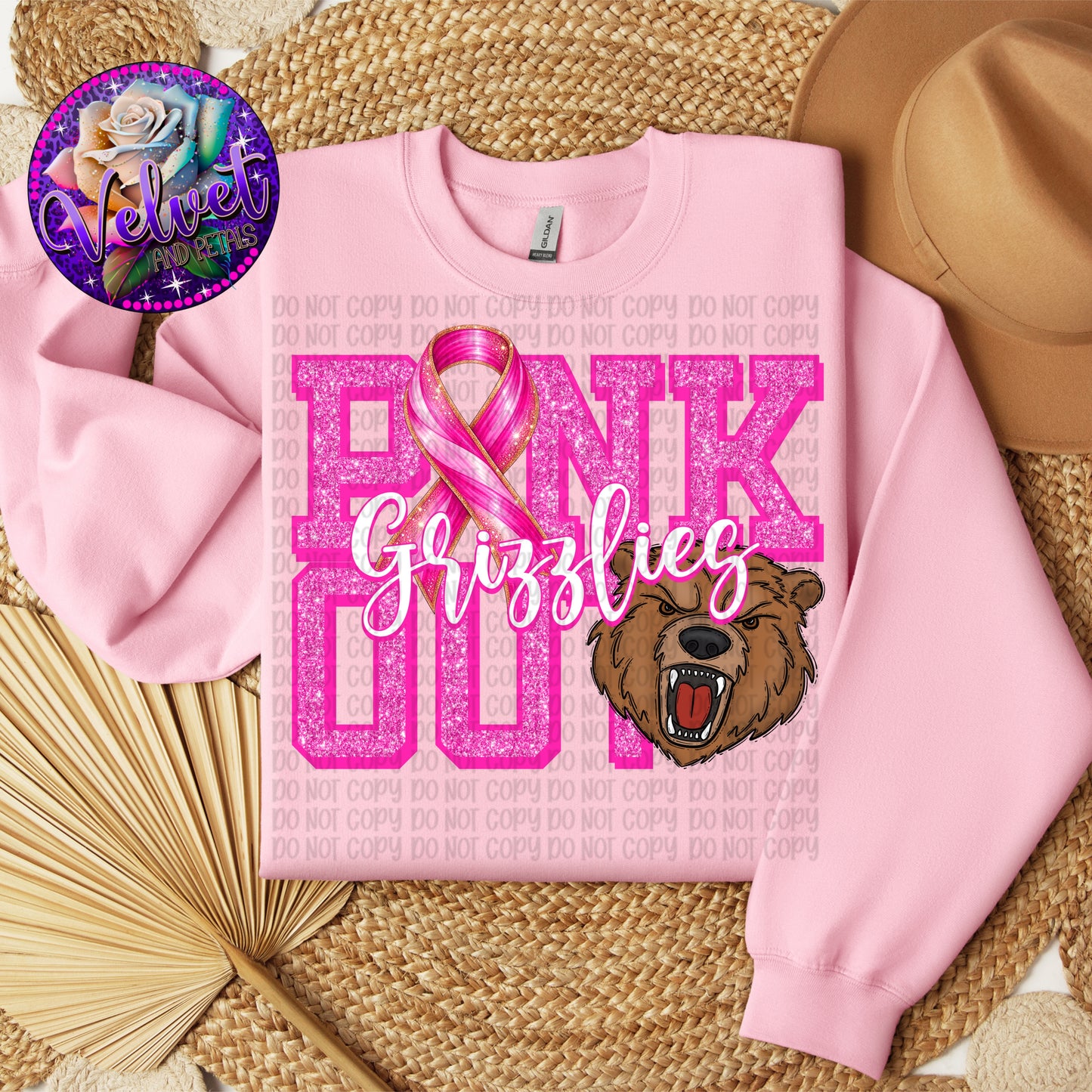 Pink Out Grizzlies Brown