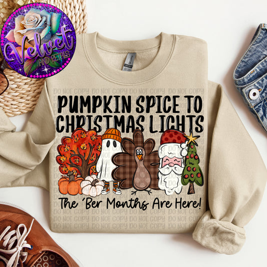 Pumpkin Spice To Christmas Lights