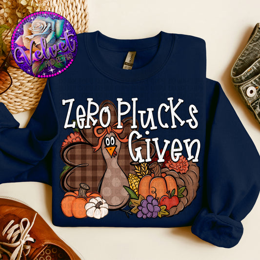 Zero Plucks Given White