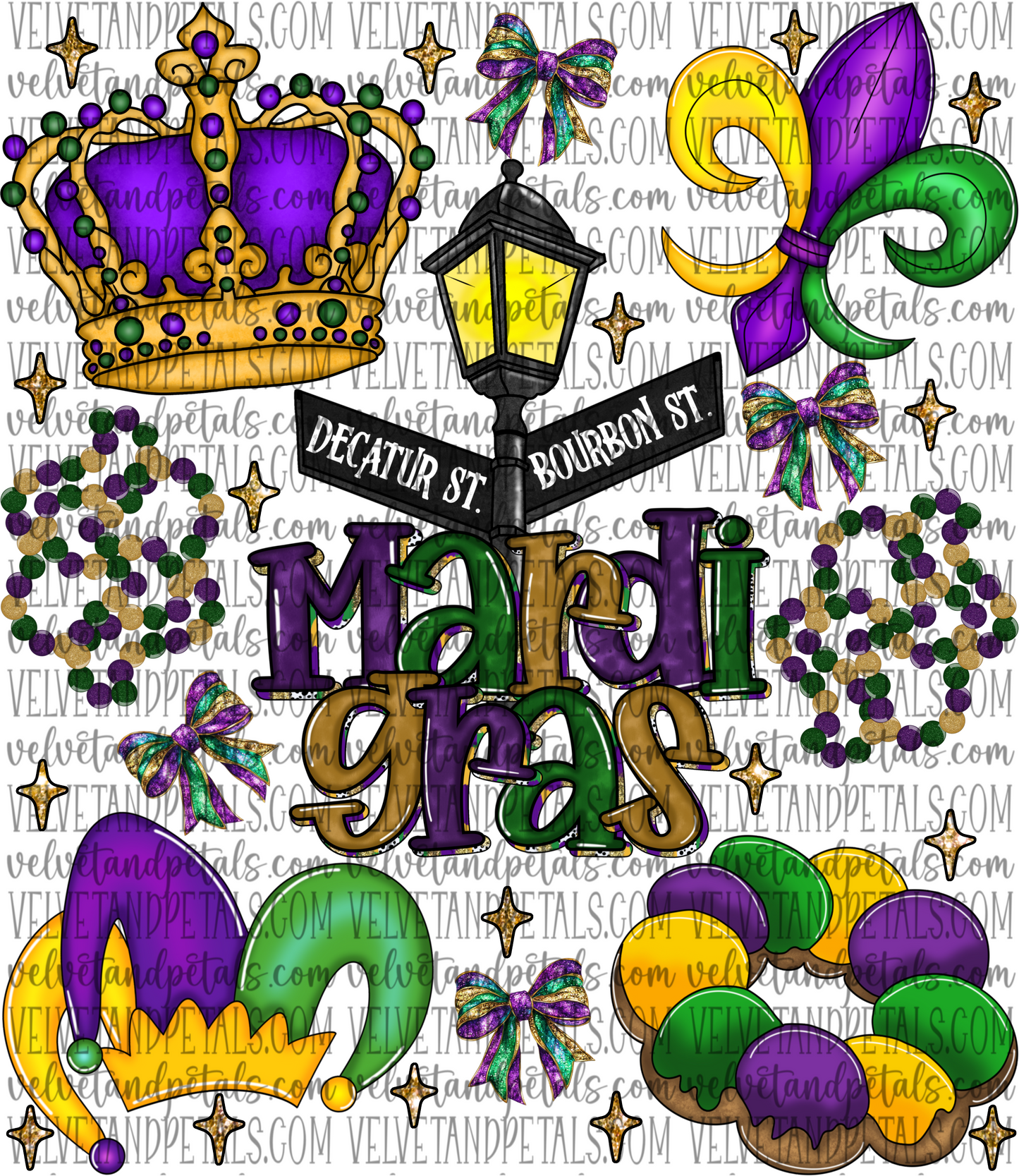 Mardi Gras Collage