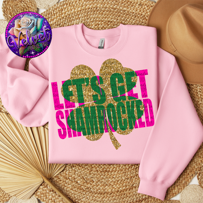 Let’s Get Shamrocked Pink/Gold