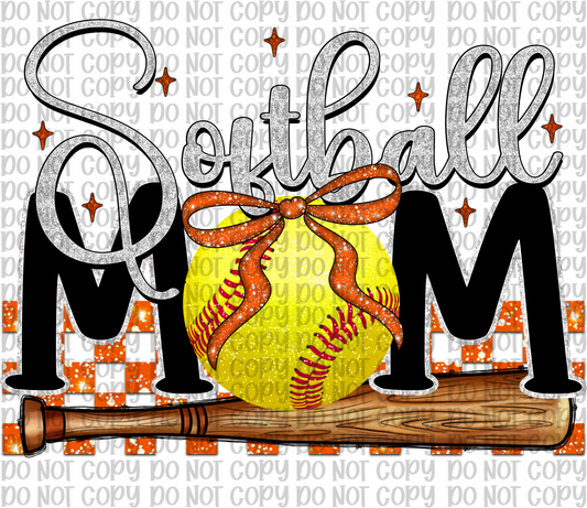 Softball Mom Orange