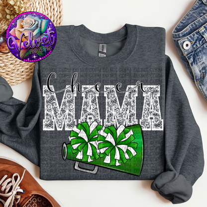 Green Cheer Mama Lace