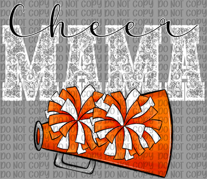 Orange Cheer Mama Lace