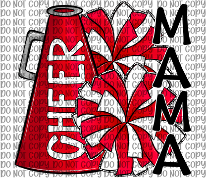 Red Cheer Mama