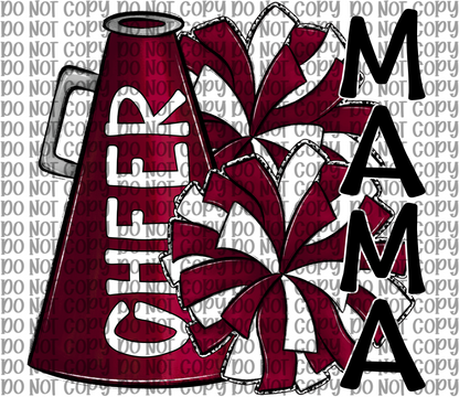 Maroon Cheer Mama