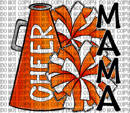 Orange Cheer Mama