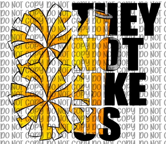 They Not Like Us Cheer Yellow