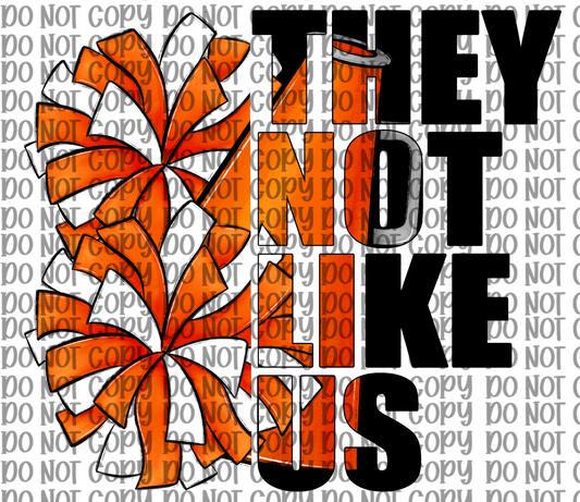 They Not Like Us Cheer Orange