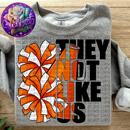 They Not Like Us Cheer Orange