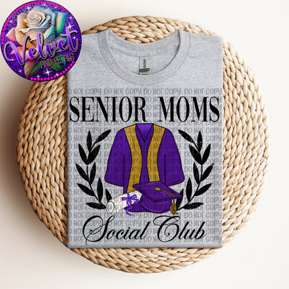Senior Moms Social Club Purple