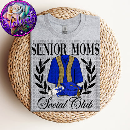 Senior Moms Social Club Blue