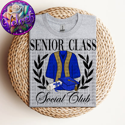 Senior Class Social Club Blue