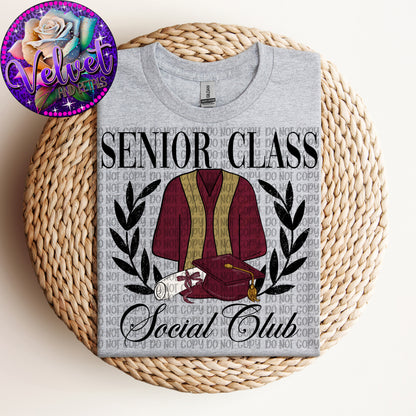 Senior Class Social Club Maroon