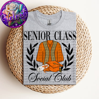 Senior Class Social Club Orange