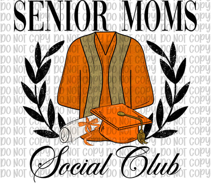 Senior Moms Social Club Orange