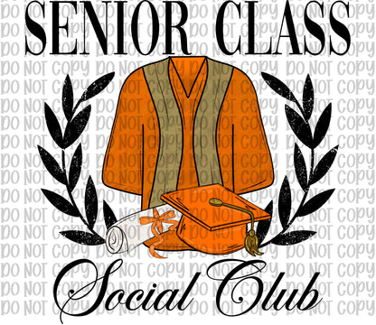 Senior Class Social Club Orange