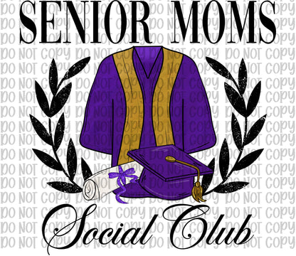 Senior Moms Social Club Purple