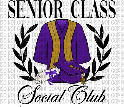Senior Class Social Club Purple