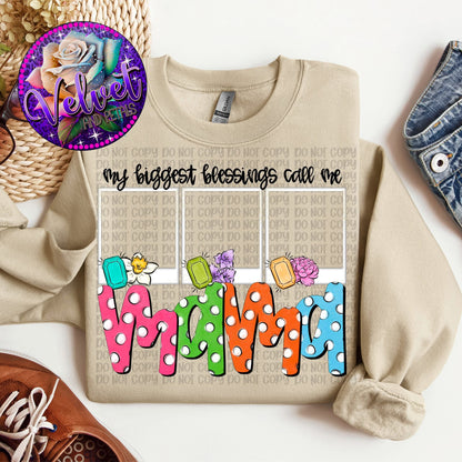 My Biggest Blessings Birthstone Frames Bundle