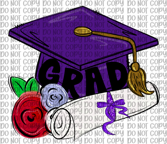 Purple Grad Cap