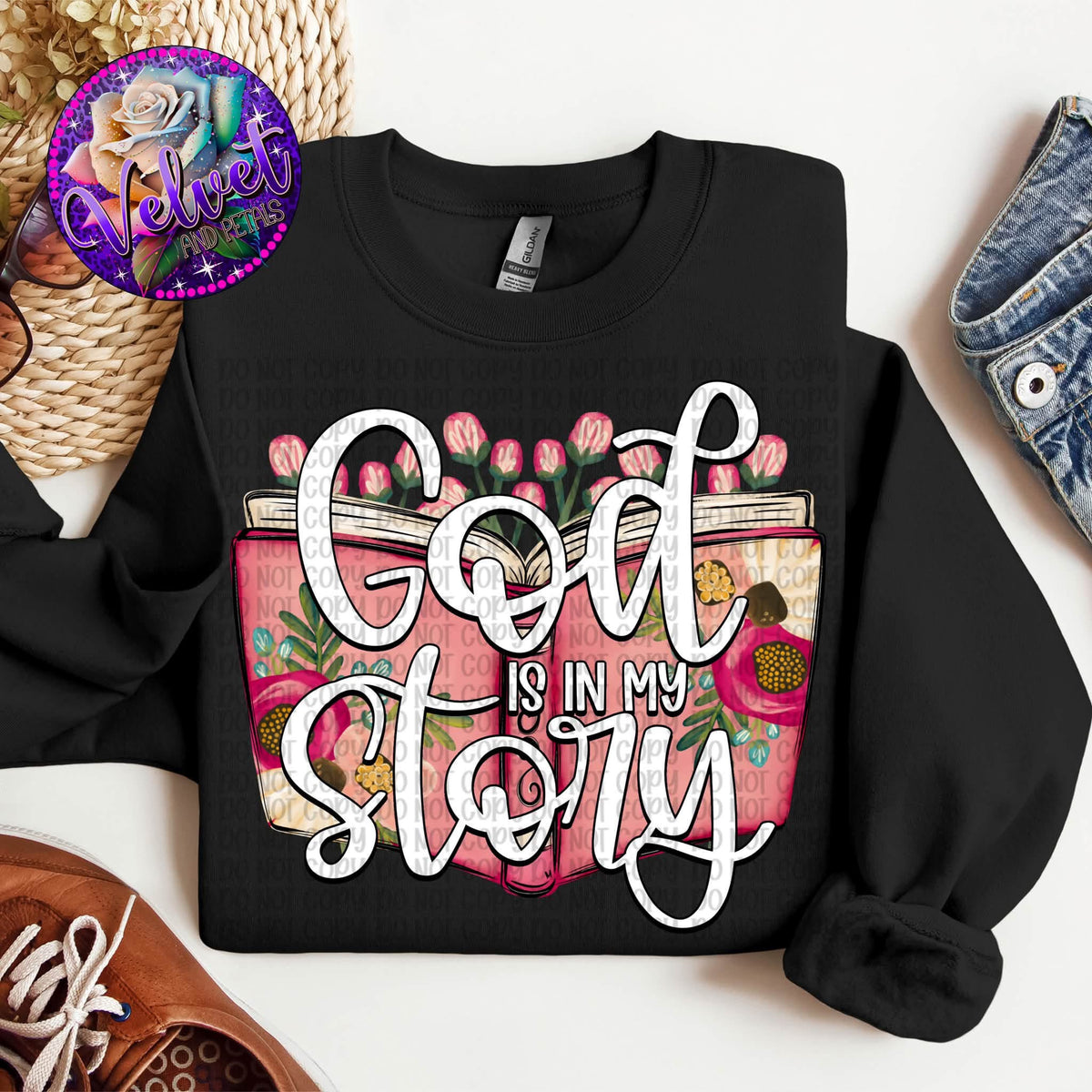 God Is In My Story White