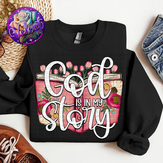 God Is In My Story White