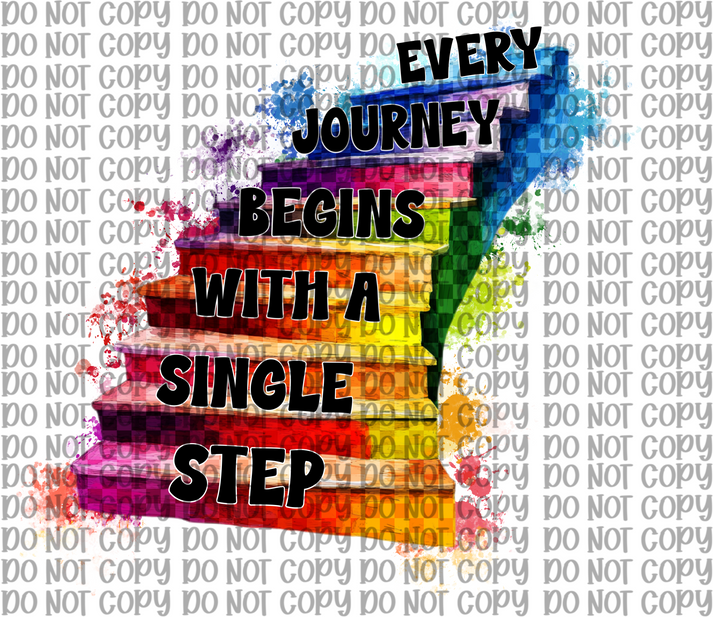 Every Journey Begins With A Single Step – Velvet And Petals