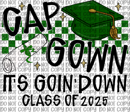 Cap Gown Green