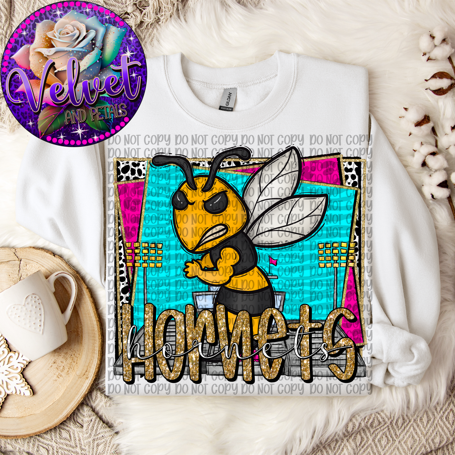 Hornets Mascot Yellow